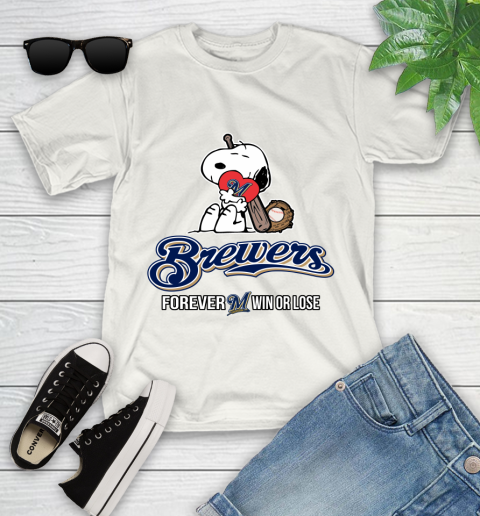 MLB The Peanuts Movie Snoopy Forever Win Or Lose Baseball Milwaukee Brewers 103