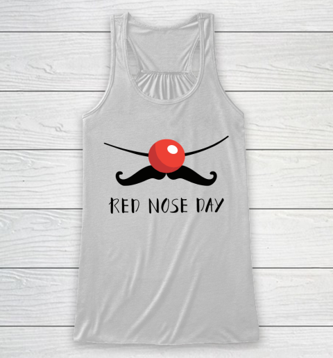 Red Nose Day Funny Racerback Tank
