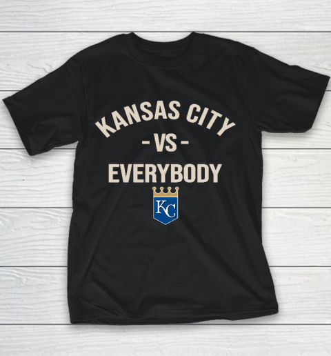 Kansas City Royals Vs Everybody Youth T-Shirt