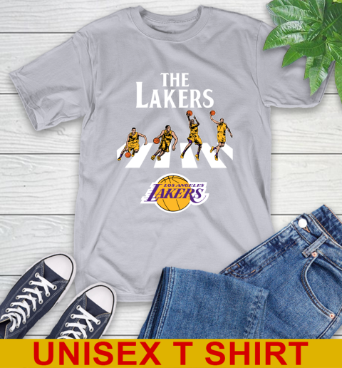 NBA Basketball Los Angeles Lakers The Beatles Rock Band Shirt T-Shirt 5