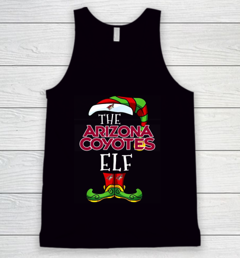 Arizona Coyotes Christmas ELF Funny NHL Tank Top