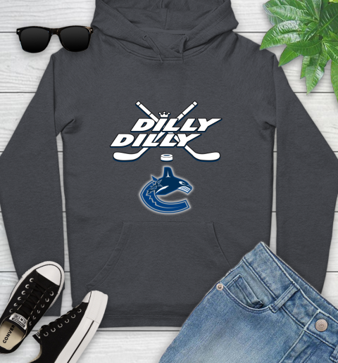 NHL Vancouver Canucks Dilly Dilly Hockey Sports Youth Hoodie 8