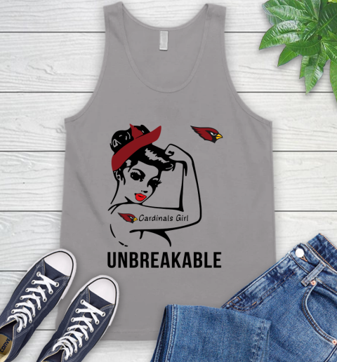 NFL Arizona Cardinals Girl Unbreakable Football Sports Tank Top 2