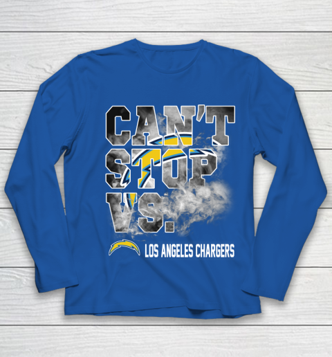 NFL Los Angeles Chargers Can't Stop Vs Youth Long Sleeve 7
