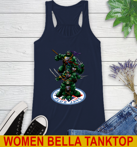 MLB Baseball Toronto Blue Jays Teenage Mutant Ninja Turtles Shirt Racerback Tank 11