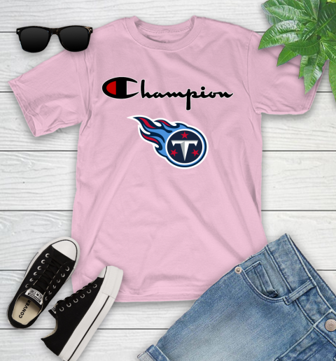 NFL Football Tennessee Titans Champion Shirt Youth T-Shirt 7