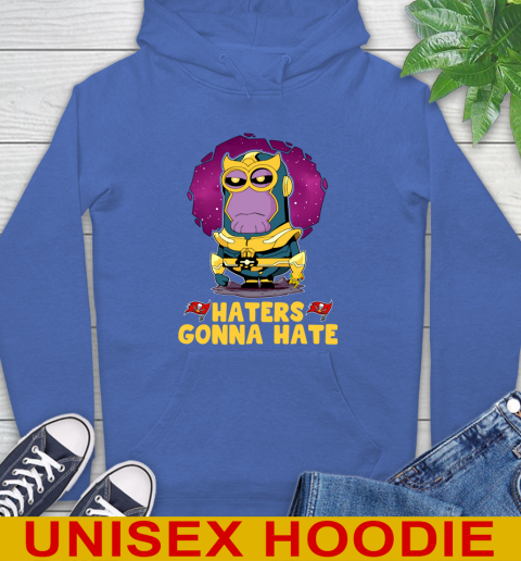 NFL Football Tampa Bay Buccaneers Haters Gonna Hate Thanos Minion Marvel Shirt Hoodie 9