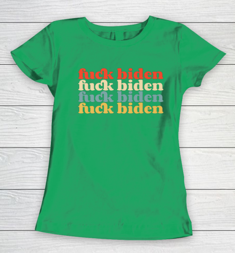 Vintage Fuck Biden Anti Biden Tee Top Womens Mens Premium Women's T-Shirt 5