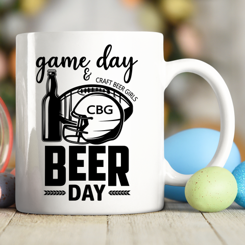 Football And Beer Day Ceramic Mug 11oz