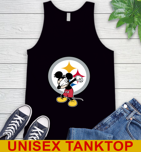 Pittsburgh Steelers NFL Football Dabbing Mickey Disney Sports Tank Top 2