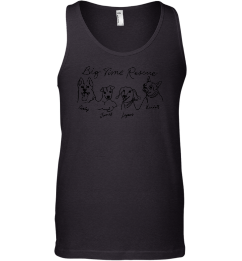 Big Time Rescue Love Dogs Wags And Walks Tank Top