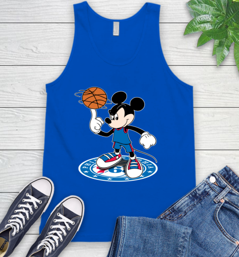 NBA Basketball Philadelphia 76ers Cheerful Mickey Disney Shirt Tank Top 6 NBA Basketball Philadelphia 76ers Cheerful Mickey Disney Shirt Tank Top - Image 6