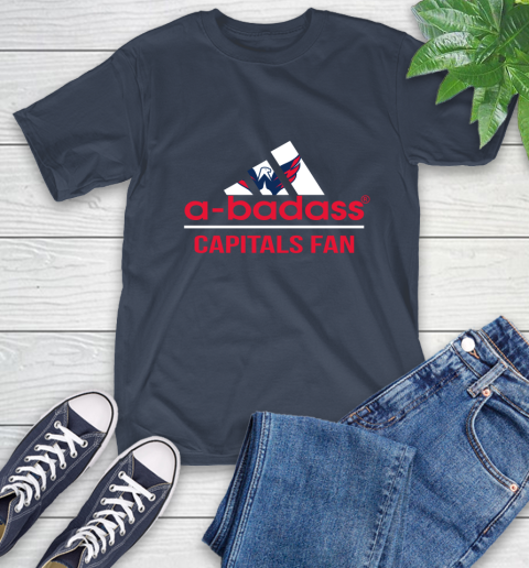 NHL A Badass Washington Capitals Fan Adidas Hockey Sports T-Shirt 3