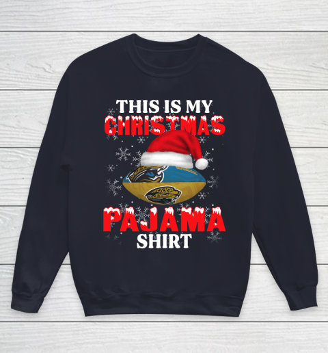 Jacksonville Jaguars This Is My Christmas Pajama Shirt NFL Youth Sweatshirt 2