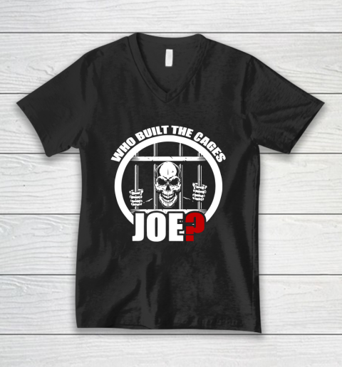 Who Built The Cages Joe V-Neck T-Shirt