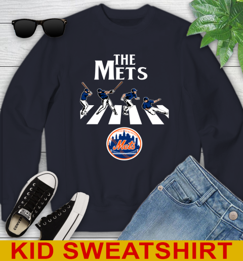 MLB Baseball New York Mets The Beatles Rock Band Shirt Youth Sweatshirt 2