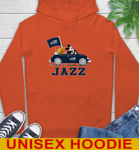 NBA Basketball Utah Jazz Pluto Mickey Driving Disney Shirt Hoodie 5