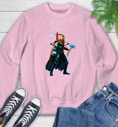 NBA Thor Avengers Endgame Basketball Houston Rockets Sweatshirt 9