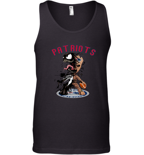 NFL New England Patriots Football Venom Groot Guardians Of The Galaxy 8qyykpkOWMR unisex tank 17 95 151514 front black
