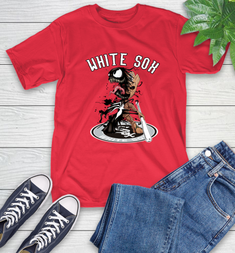 MLB Chicago White Sox Baseball Venom Groot Guardians Of The Galaxy T-Shirt 10