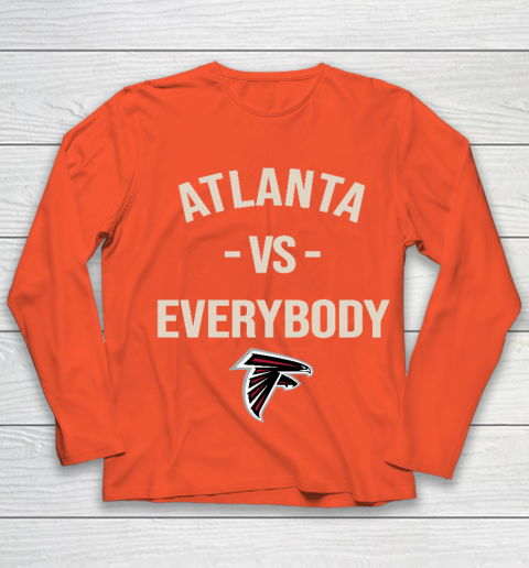 Atlanta Falcons Vs Everybody Youth Long Sleeve 3