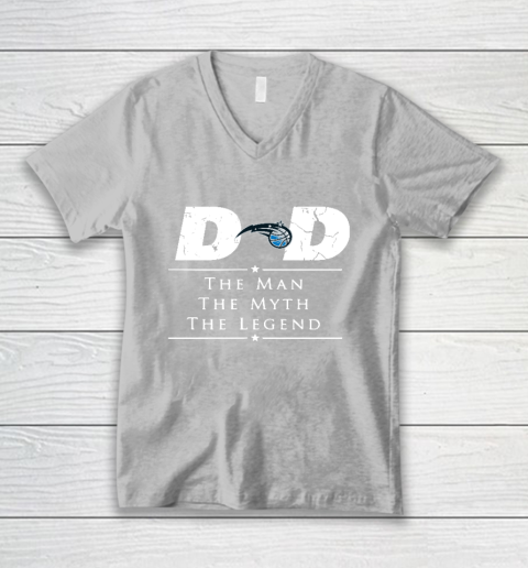 Orlando Magic NBA Basketball Dad The Man The Myth The Legend V-Neck T-Shirt 3