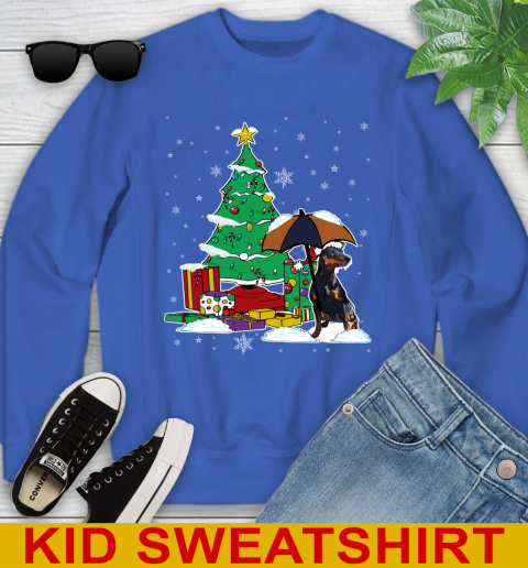 Dobermann Christmas Dog Lovers Shirts 255