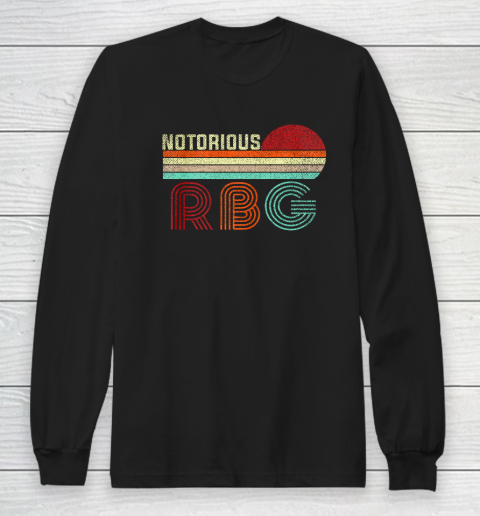 Vintage Notorious RBG shirt for women Ruth Bader Ginsburg Long Sleeve T-Shirt