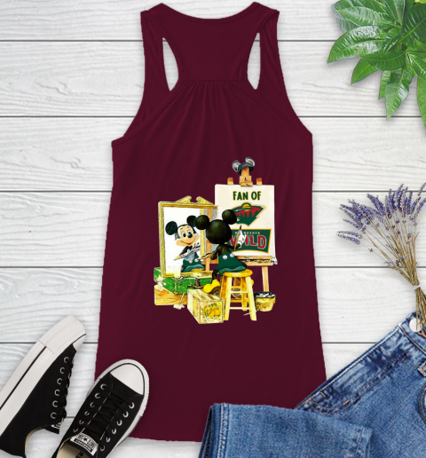 NHL Hockey Minnesota Wild Mickey Drawing Shirt 38