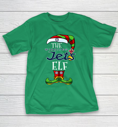Winnipeg Jets Christmas ELF Funny NHL T-Shirt 5