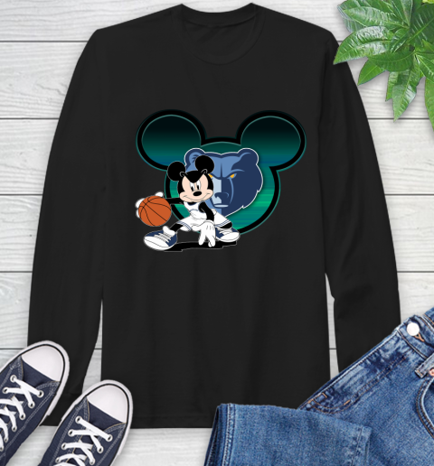 NBA Memphis Grizzlies Mickey Mouse Disney Basketball Long Sleeve T-Shirt 2