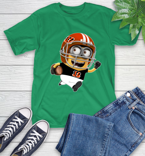 NFL Cincinnati Bengals Minions Disney Football Sports T-Shirt 7