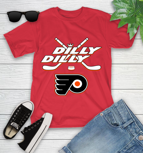 NHL Philadelphia Flyers Dilly Dilly Hockey Sports Youth T-Shirt 10