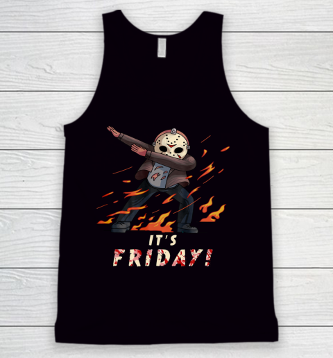 It's Friday 13th Funny Halloween Horror Jason Tank Top