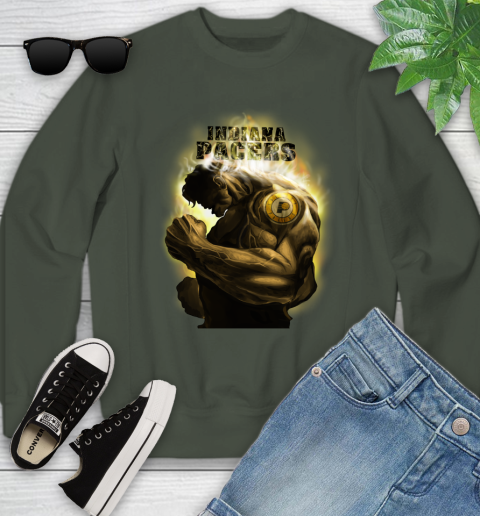 Indiana Pacers NBA Basketball Hulk Marvel Avengers Sports Youth Sweatshirt 9