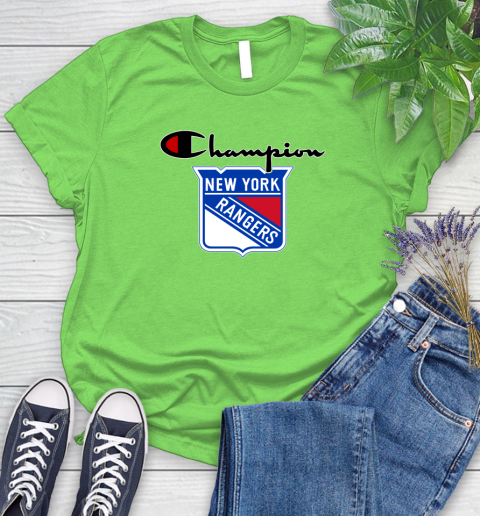 NHL Hockey New York Rangers Champion Shirt Women's T-Shirt 7