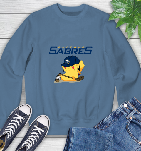NHL Pikachu Hockey Sports Buffalo Sabres Sweatshirt 7