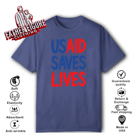 9oxq usaid saves lives classic t shirt 2 front purple