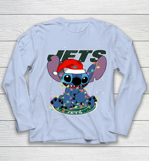 New York Jets NFL Football noel stitch Christmas Youth Long Sleeve 5