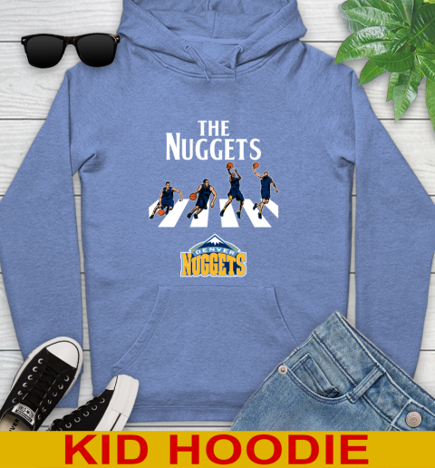 NBA Basketball Denver Nuggets The Beatles Rock Band Shirt Youth Hoodie 12