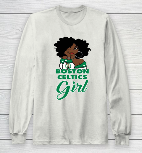 Boston Celtics Girl NBA Long Sleeve T-Shirt 12