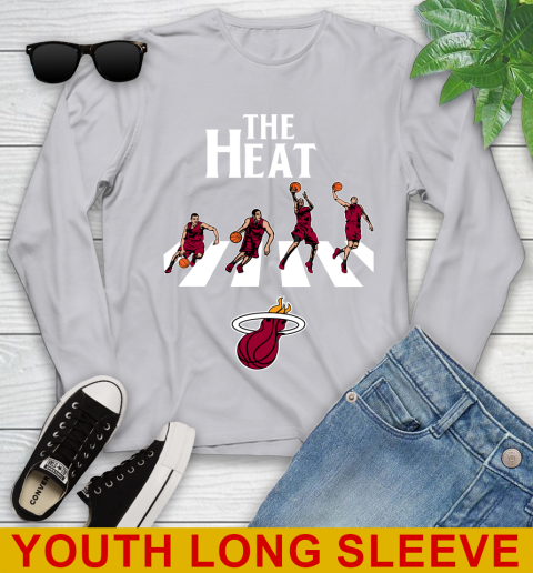 NBA Basketball Miami Heat The Beatles Rock Band Shirt Youth Long Sleeve 5