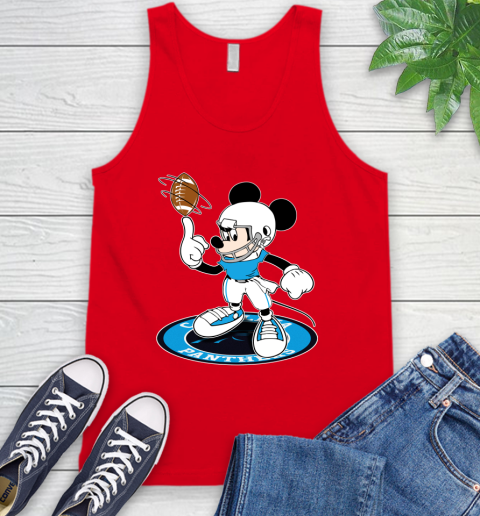 NFL Football Carolina Panthers Cheerful Mickey Disney Shirt Tank Top 6
