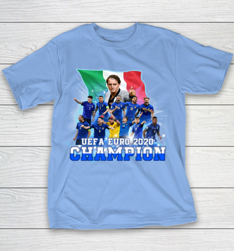 Italy European Champions 2020 Team Youth T-Shirt 16