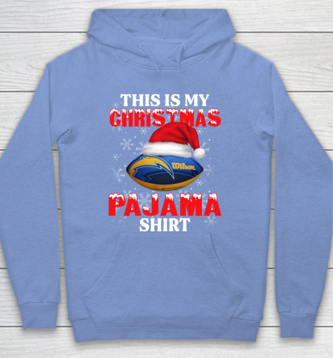 Los Angeles Chargers This Is My Christmas Pajama Shirt NFL Hoodie 8