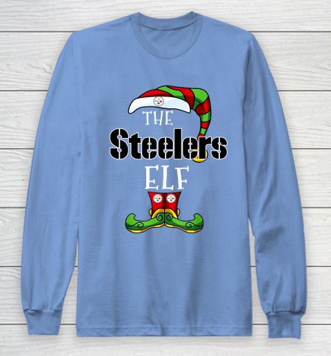 Pittsburgh Steelers Christmas ELF Funny NFL Long Sleeve T-Shirt 8