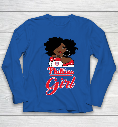 Philadelphia Philliess Girl MLB Youth Long Sleeve 9