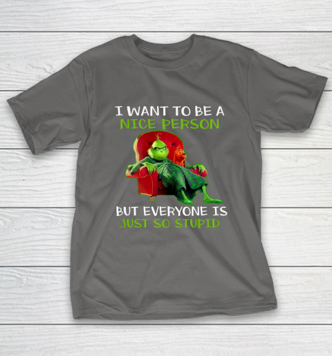 Tee Christmas Grinch Xmas funny quotes T-Shirt 8