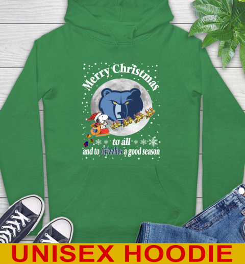 Memphis Grizzlies Merry Christmas To All And To Grizzlies A Good Season NBA Basketball Sports Hoodie 8