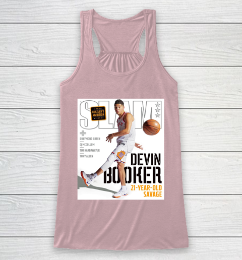 Devin Booker Slam Magazine Cover Phoenix Suns Racerback Tank 5
